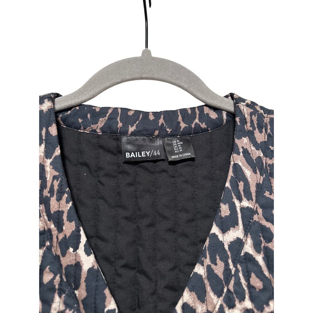 Bailey/44 Leopard Print Sleeveless Vest M - Picture 3 of 8